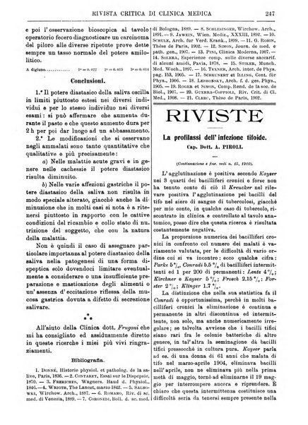 Rivista critica di clinica medica