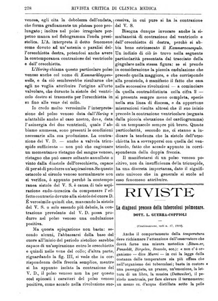 Rivista critica di clinica medica