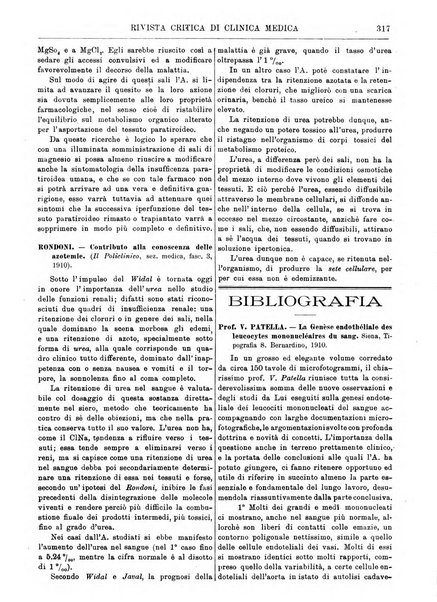 Rivista critica di clinica medica