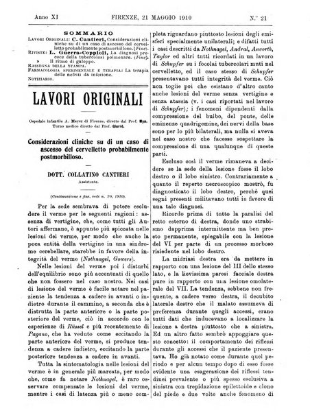 Rivista critica di clinica medica