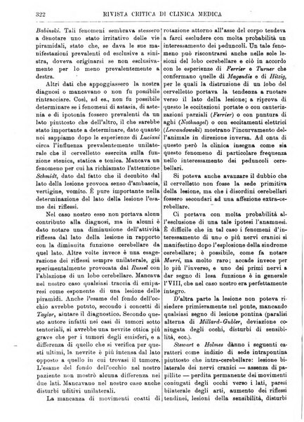 Rivista critica di clinica medica