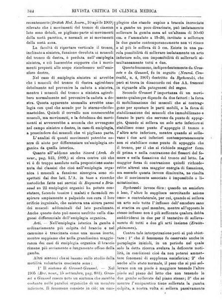 Rivista critica di clinica medica