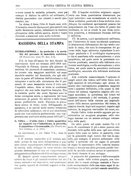 Rivista critica di clinica medica