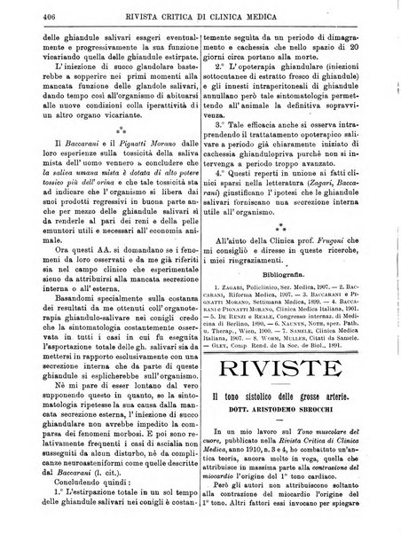 Rivista critica di clinica medica