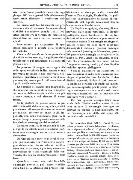 Rivista critica di clinica medica