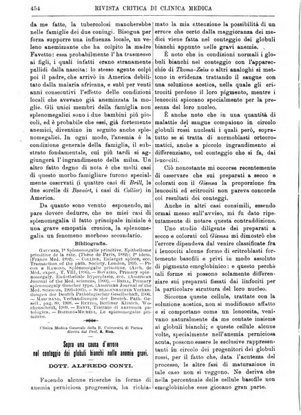 Rivista critica di clinica medica