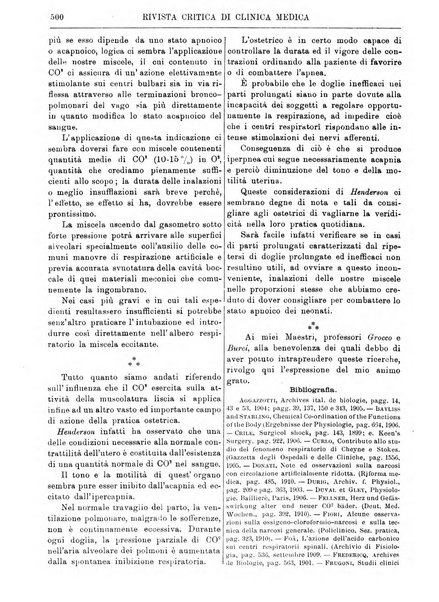 Rivista critica di clinica medica