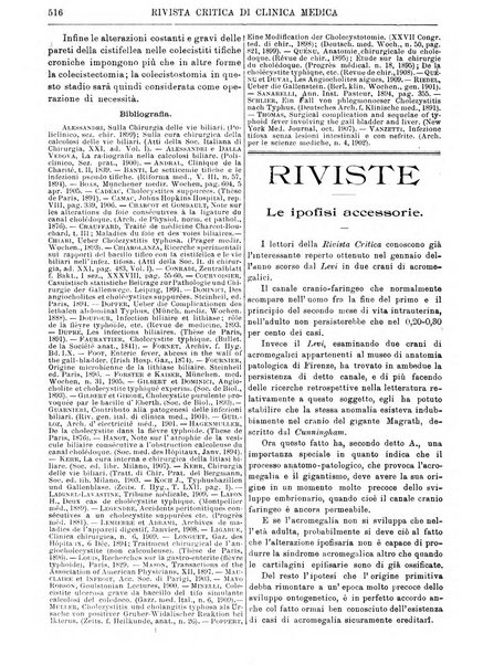 Rivista critica di clinica medica