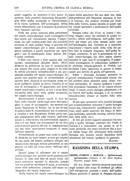 Rivista critica di clinica medica