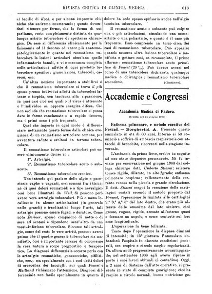 Rivista critica di clinica medica