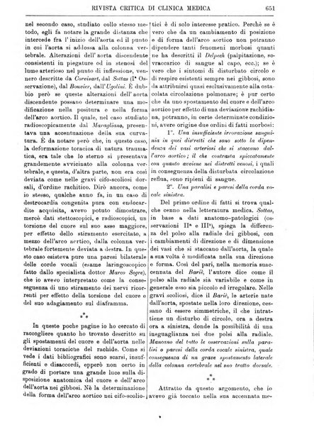 Rivista critica di clinica medica