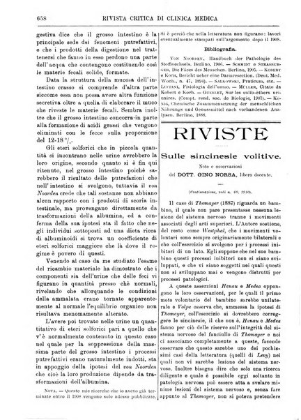 Rivista critica di clinica medica