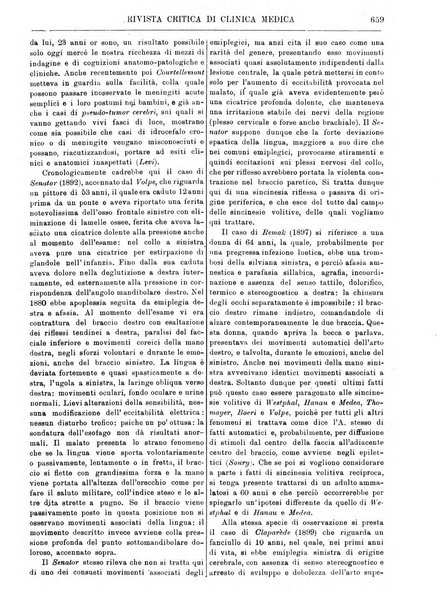 Rivista critica di clinica medica