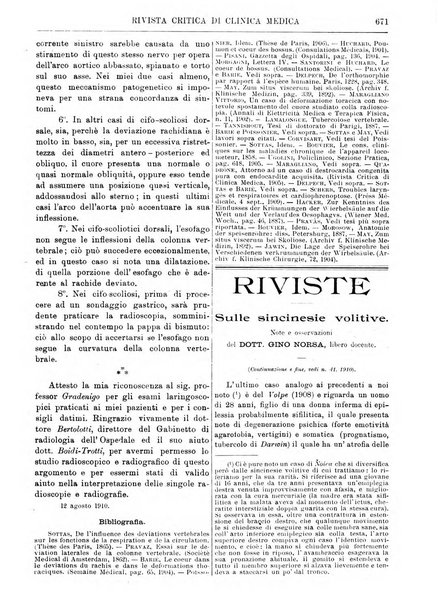 Rivista critica di clinica medica