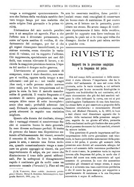 Rivista critica di clinica medica