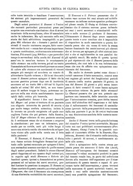 Rivista critica di clinica medica