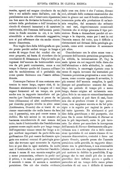 Rivista critica di clinica medica