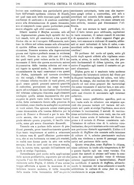 Rivista critica di clinica medica