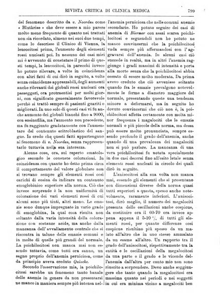 Rivista critica di clinica medica