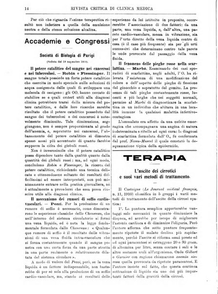 Rivista critica di clinica medica