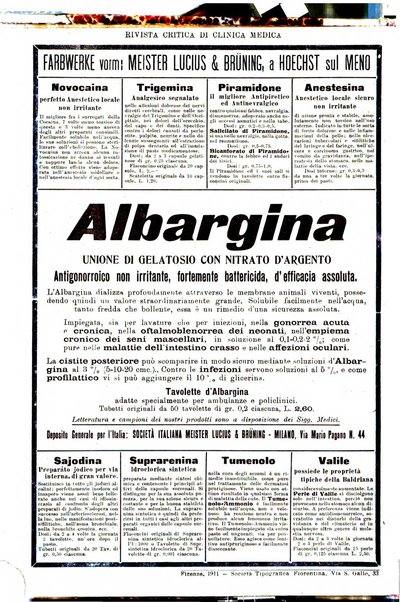 Rivista critica di clinica medica