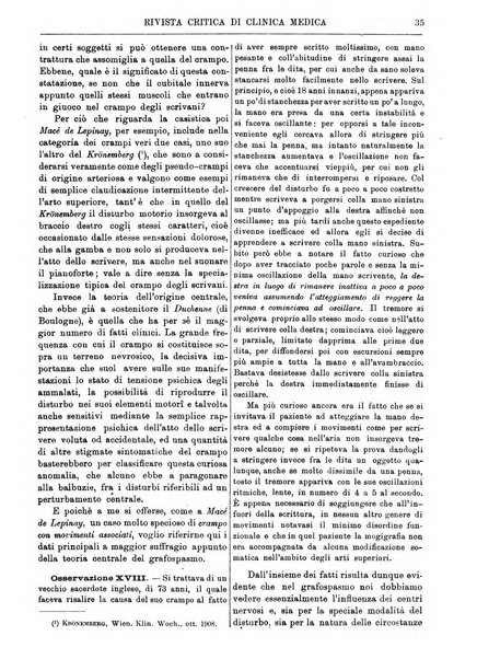 Rivista critica di clinica medica