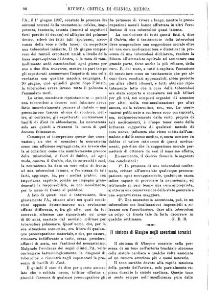 Rivista critica di clinica medica