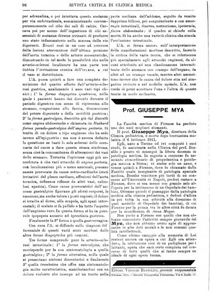 Rivista critica di clinica medica