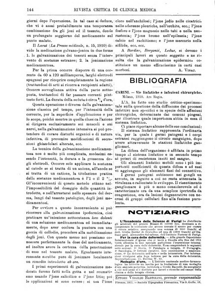 Rivista critica di clinica medica