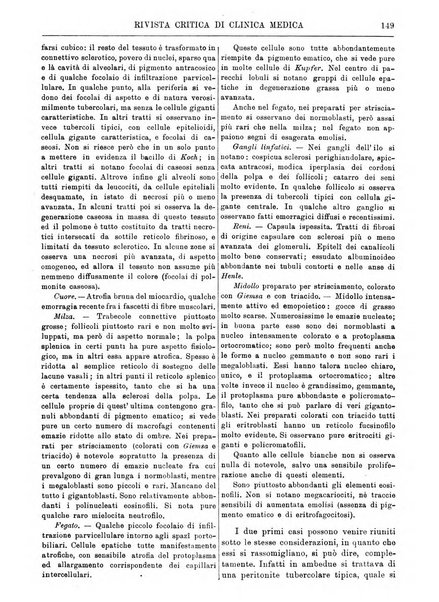 Rivista critica di clinica medica