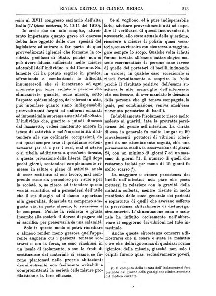 Rivista critica di clinica medica