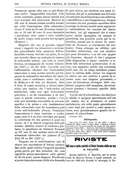 Rivista critica di clinica medica