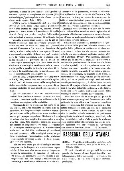 Rivista critica di clinica medica