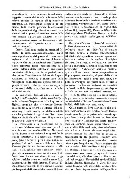 Rivista critica di clinica medica