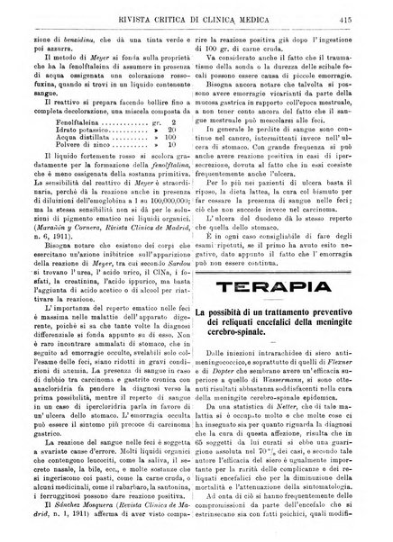 Rivista critica di clinica medica