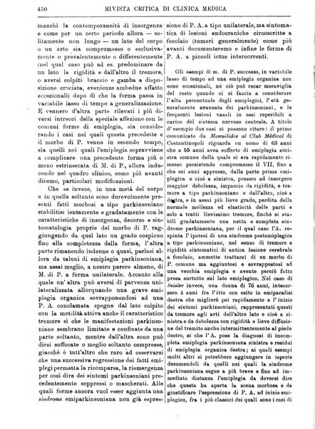 Rivista critica di clinica medica