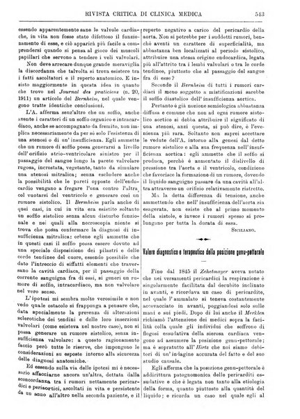 Rivista critica di clinica medica