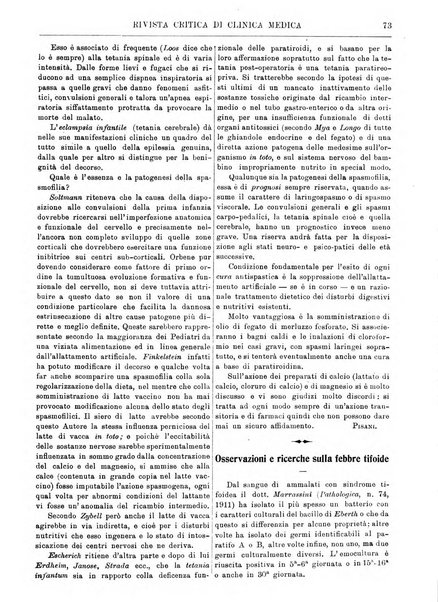 Rivista critica di clinica medica