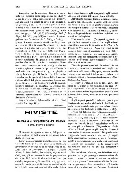 Rivista critica di clinica medica