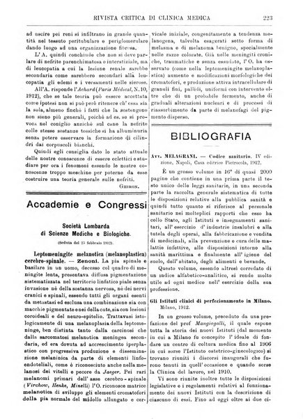 Rivista critica di clinica medica