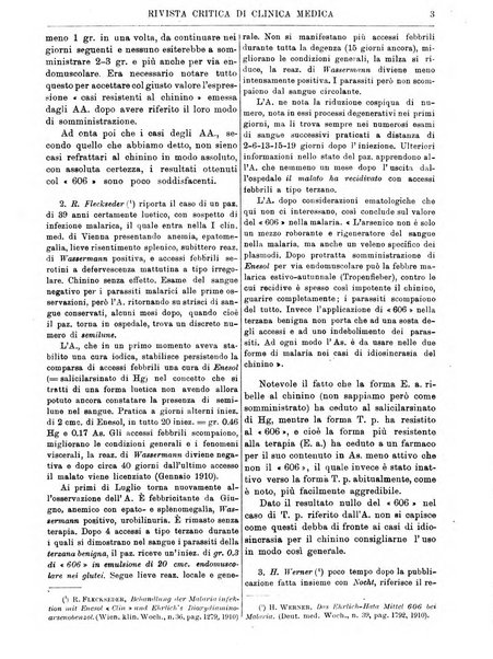 Rivista critica di clinica medica