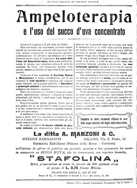 Rivista critica di clinica medica