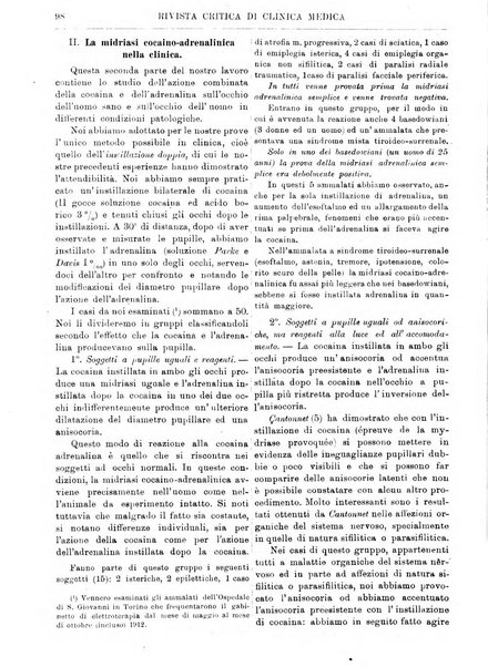 Rivista critica di clinica medica