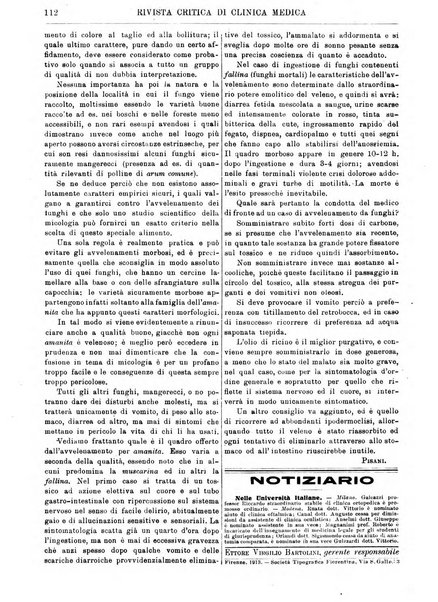 Rivista critica di clinica medica