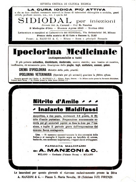 Rivista critica di clinica medica