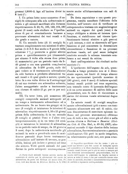 Rivista critica di clinica medica