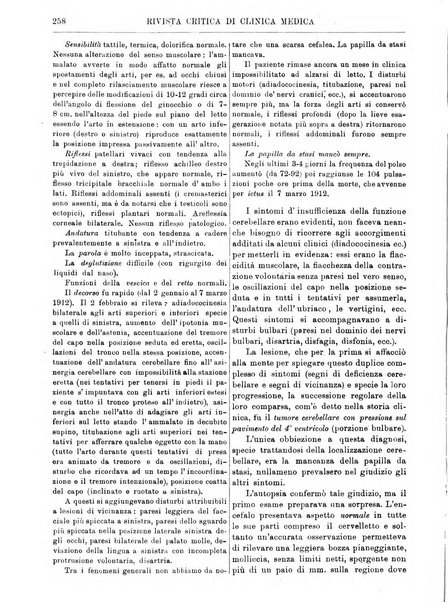 Rivista critica di clinica medica