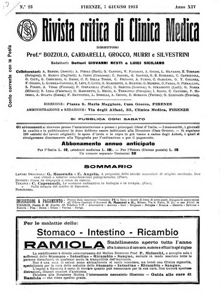 Rivista critica di clinica medica