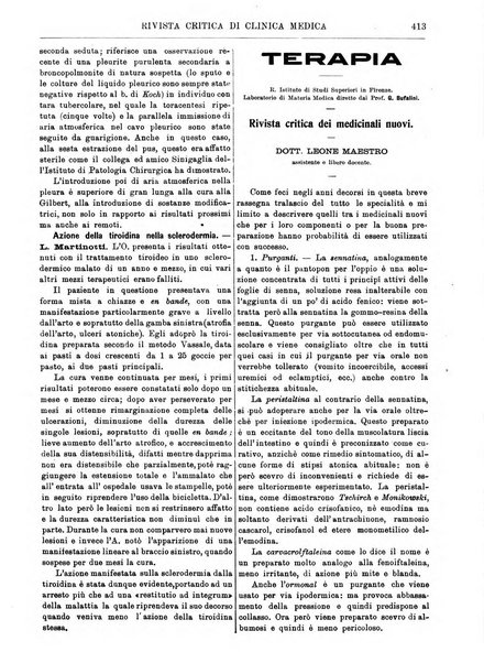 Rivista critica di clinica medica