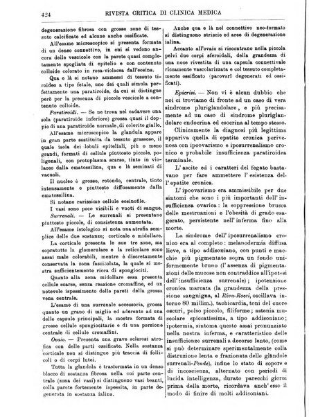 Rivista critica di clinica medica